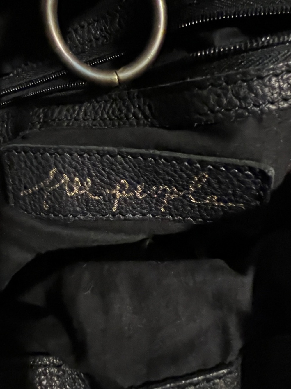 Free People Black Leather Bucket Bag - Picture 2 of 9
